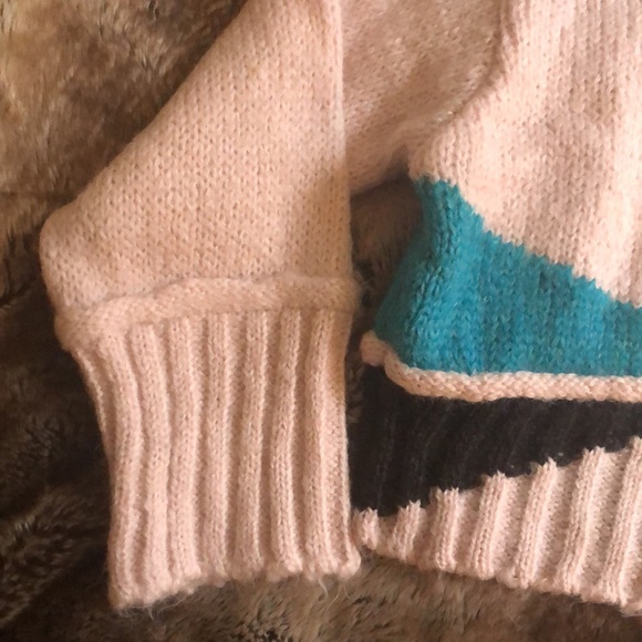 Zara Colorblock Knit Sweater Size L - Picture 4 of 6